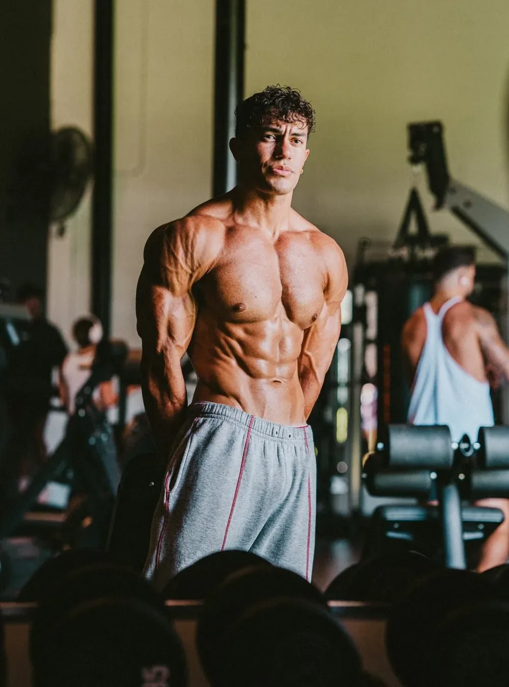 Alejandro in the gym