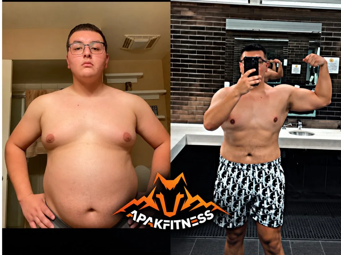 Andrew, before and after
